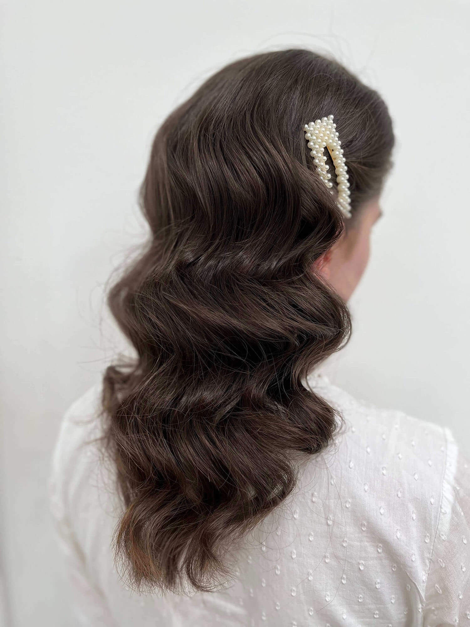 A beautiful dark hair.