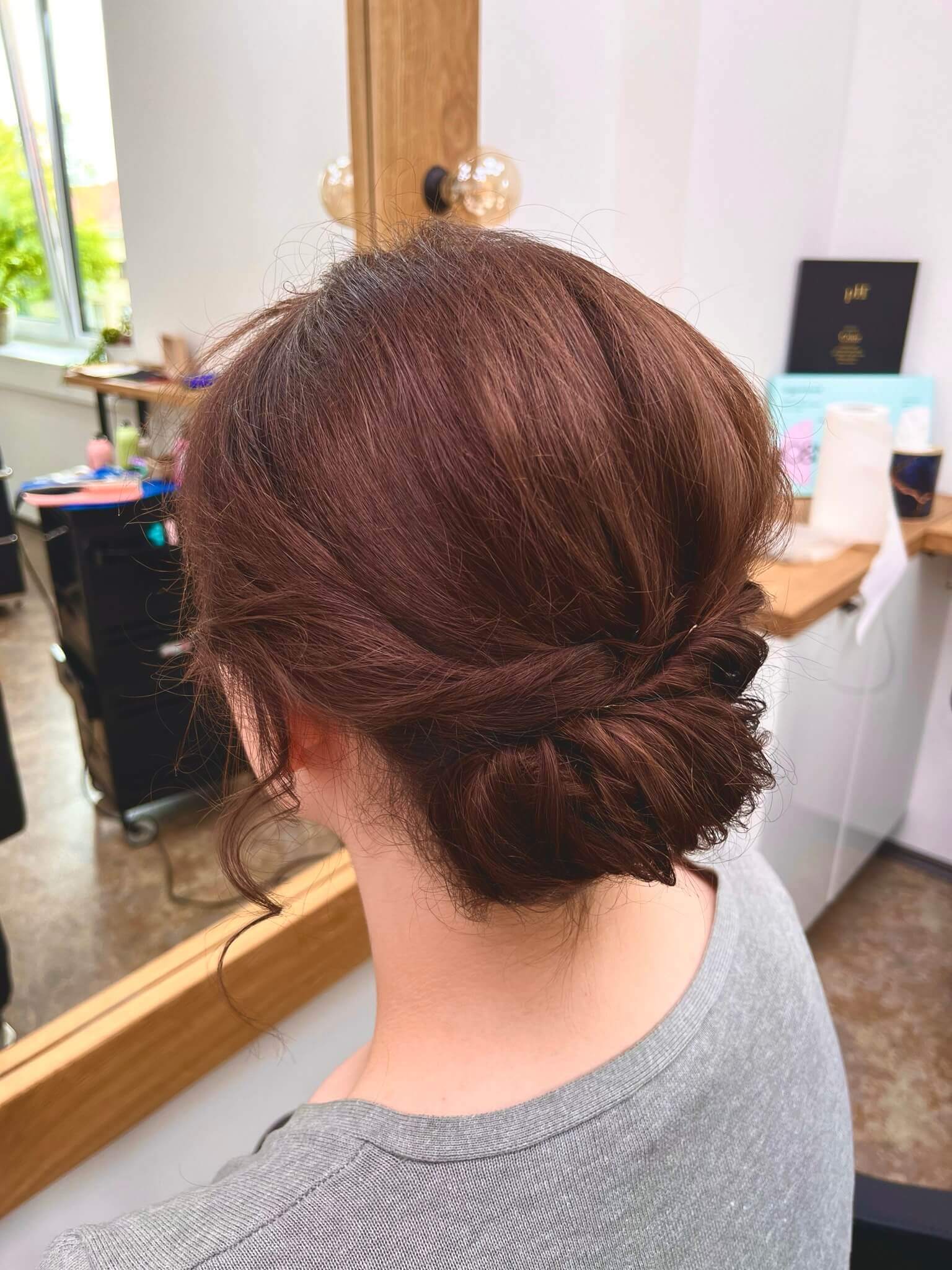 A beautiful red hair.